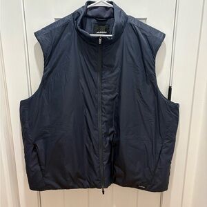 Jaanuu Mens VestsSize XXL Blue Full Zip Lightweight Medical